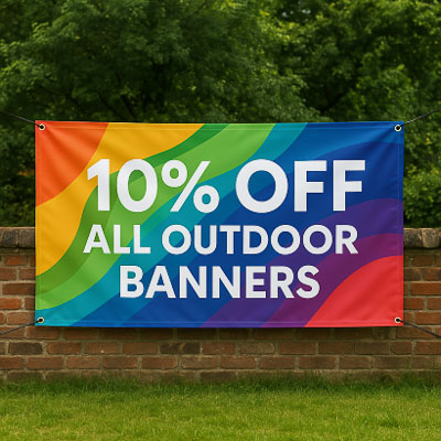 Outdoor vinyl banner printing discount