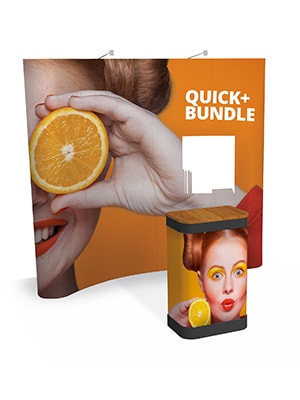 Quick+ popup portable exhibition stand 