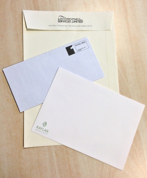 Envelope printing samples 