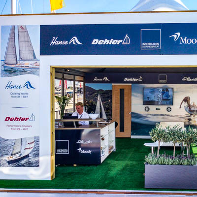 Southampton boat show stand entrance 