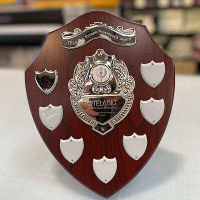 Award shield for conference