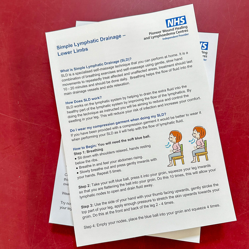 NHS leaflet printing 