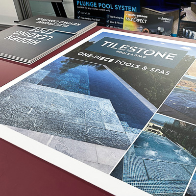 Exhibition boards and panels printed and laminated