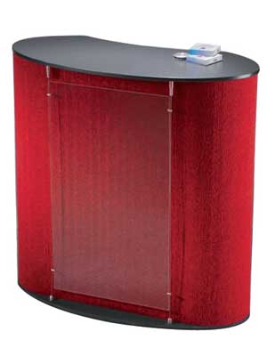Cosmopolitan curved counter