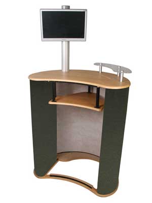 Mercury curved counter