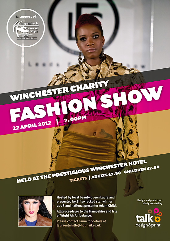 Winchester Fashion Show sponsored by Talk Design & Print