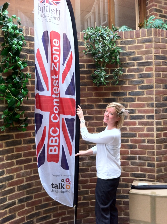 British Bodyboard Club Flag from Talk Design & Print