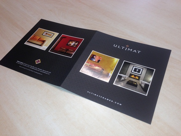 Brochure with spot UV varnish from talk design and print