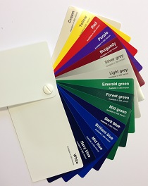 Vinyl swatch colours